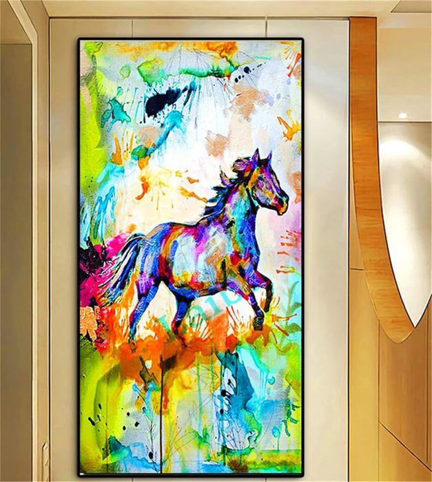 Kit Peinture Diamant 5D Grand Requin Blanc - 30x40cm - DIY Déco Murale - Perles Strass Brillantes - Sans Cadre