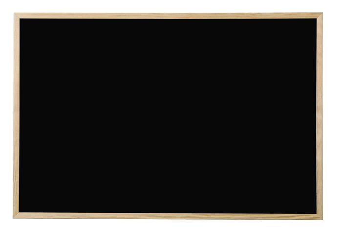 Tableau - paperboard Bi-office - PM0401010 - Basic Tableau a craie Noir 60 x 45 cm Cadre en Pin