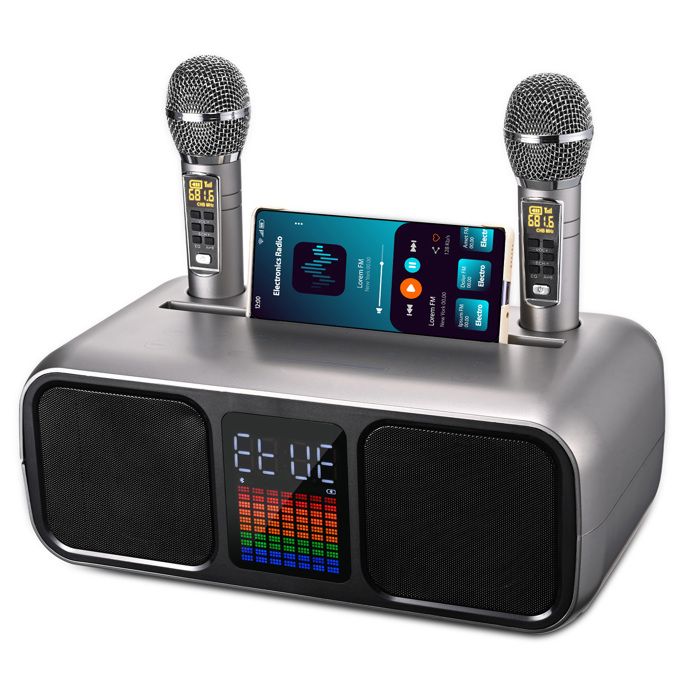 Machine Karaoké Bluetooth Easy Karaoke EKS700 - Avec 2 Micros Sans Fil - Neuve