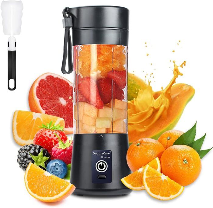 Blender Smoothies Melissa & Doug – Jeu De Rôle En Bois, Fruits Et Légumes à Trancher, Menu Double Face, Dès 3 Ans