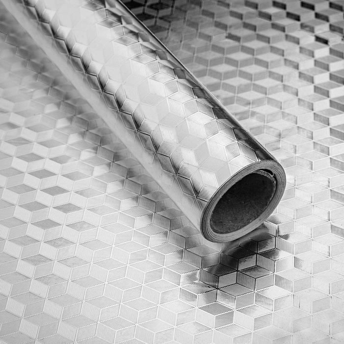 Autocollant De Cuisine en Aluminium 40x1000cm - Auto-Adhésif Papier Peint en Feuille - Anti huile pour Cuisine Armoire Tiroirs Mur