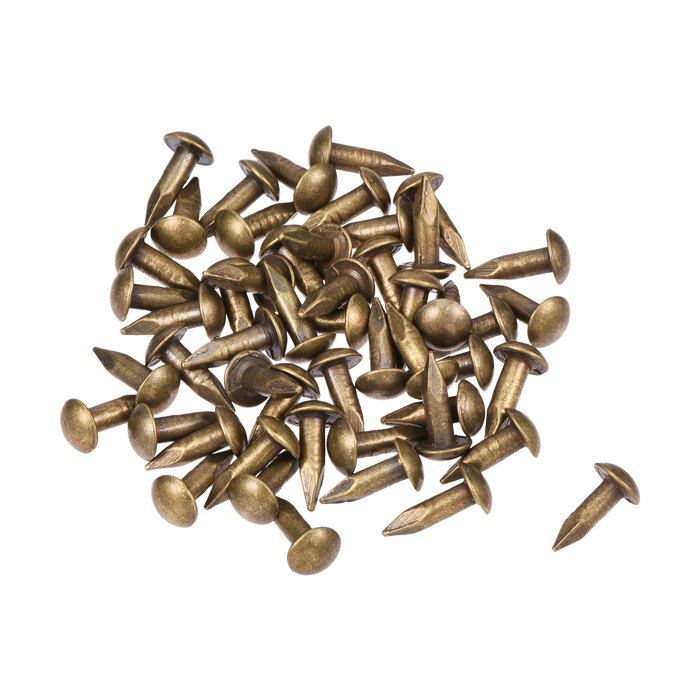 60 Clous Laiton Miniature 2x25mm – Uxcell, Pour Boîtes Et Bricolage