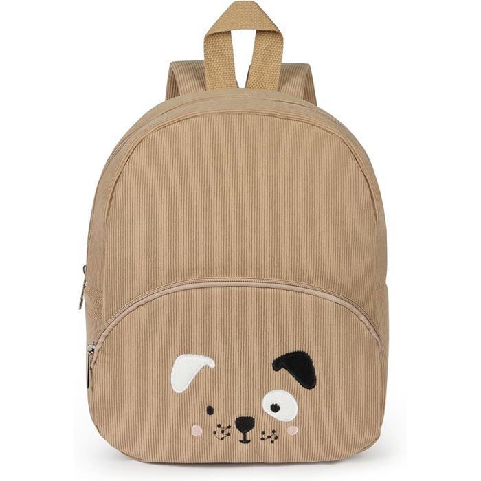 Randonnée sac à dos Enfant Cartable Sac a Dos Enfant Maternelle Fille & Garcon Velours Côtelé Sac à Dos Ecole Crèche