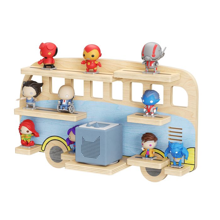 Etagere Murale Magnétique Etagere Figurine pour 32Etagere Tonies Figurine Rangement Chambre Enfant pour Boîtes Tonie et Jouets