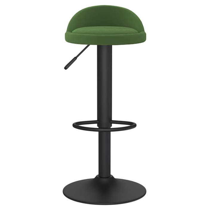 Vert CHAISE/FAUTEUIL - SARAZYJ - Pour club/cuisine - 36x38x(72-94)cm - Lot de 2 Tabourets de bar - Vert foncé - velours Hot95469721