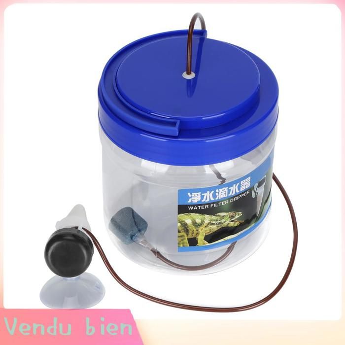 Garosa Humidificateur goutteur deau Goutteur Deau pour Reptiles Système Dirrigation Goutte à Goutte de Grande animalerie kit
