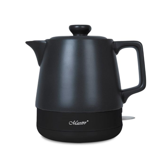 Bouilloire en céramique Maestro capacité 1 l puissance 1 200 W couleur noire MR-071