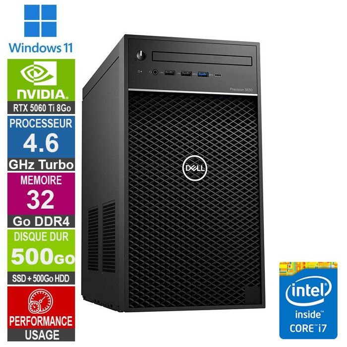 Acheter PC Gamer LPG-3630 i7-8700 4.60GHz 32Go/500Go SSD + 500Go/RTX 5060 Ti Reconditionné - 1306,45 € PC Gamer LPG-3630 i7-8700 4.60GHz 32Go/500Go SSD + 500Go/RTX 5060 Ti Reconditionné - Dell reconditionné disponible sur Cdiscount Seconde Vie