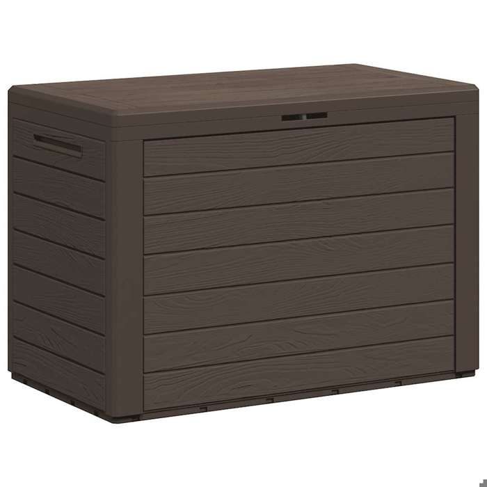 Soldes août 2026Boîte de rangement de jardin/coffre à outils（1 PC) - Anti-UV Meuble de jardin Marron 78x44x55 cm 3293mzv75h