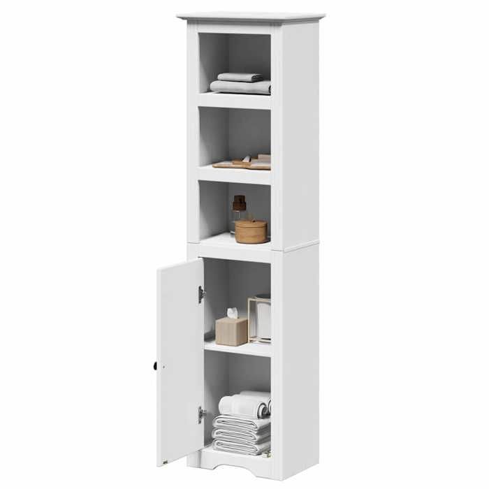 Armoire de salle de bain - Grand espace de rangement - BODO blanc 44x30x160 cm - contemporain 4723