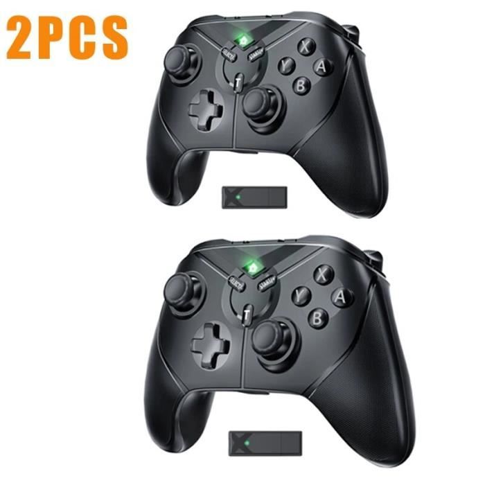 Lot De 2 Manettes PS3 Sans Fil 6 Axes - Couleurs Bleu Et Noir - Pour Playstation 3