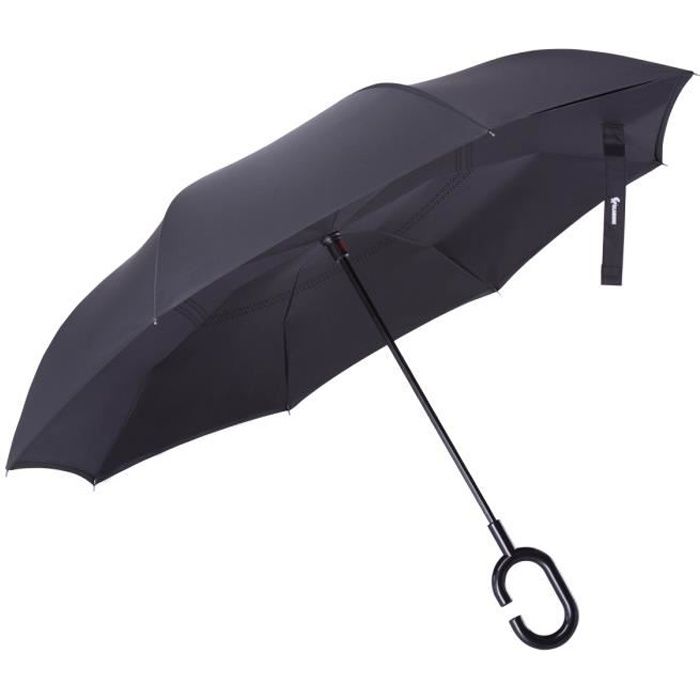 UQ Parapluie pliable Femme Ultra-léger Parasol Anti-UV Lotus Marron