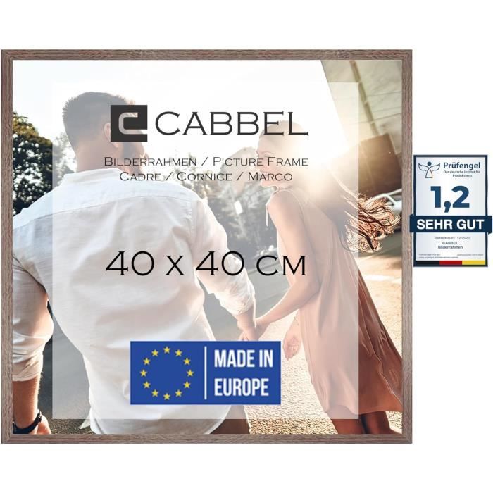 Cadre Photo FRAMO Bois Cuivre Brun – 41 Cm De Large, Longueur Au Choix De 10 à 150 Cm