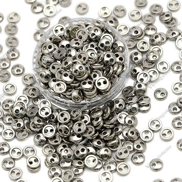 Bouton 4 Trous Style Métal Couleur Or Vieilli - Un Grand Marché