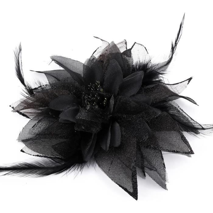 Pince à Cheveux Fleur Artificielle Avec Rose Rouge Et Strass – Neuf Avec étiquettes