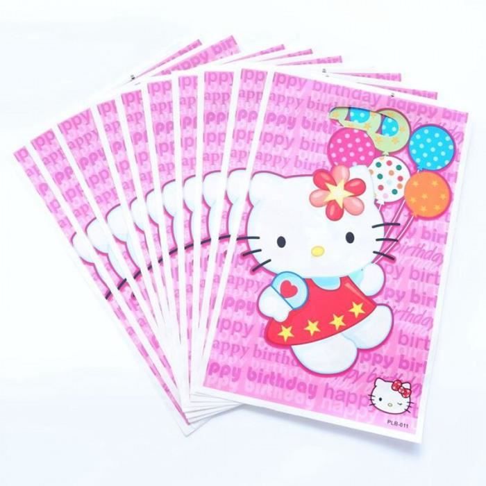 Version Hello Kitty 10 Pcs Lot Fleur Licorne Theme Enfants Filles Faveurs Sacs A Butin Anniversaire Plastique Cadeaux Bebe Douche Cdiscount Beaux Arts Et Loisirs Creatifs