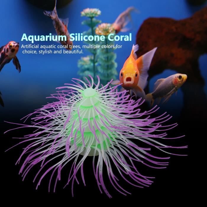 Homyl Aquarium Artificiel Ornement Plante Poisson R/éservoir De Mer Fish Tank Corail Rose