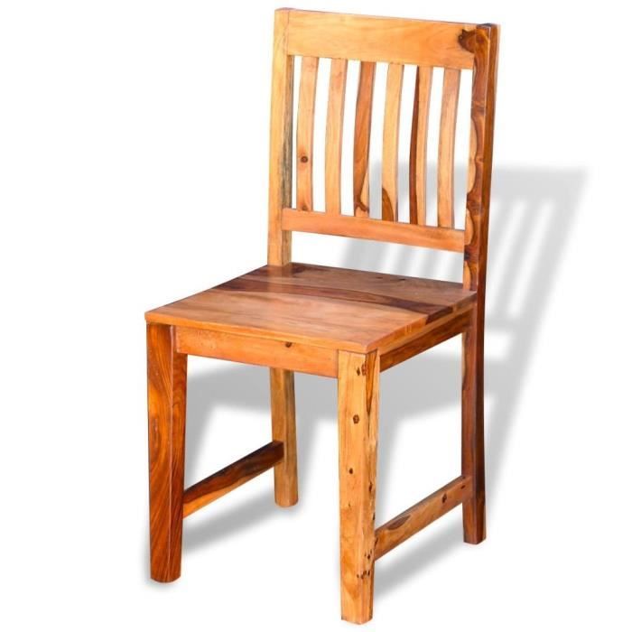 R52 Cet ensemble de 2 chaises de salle a manger en bois fera un