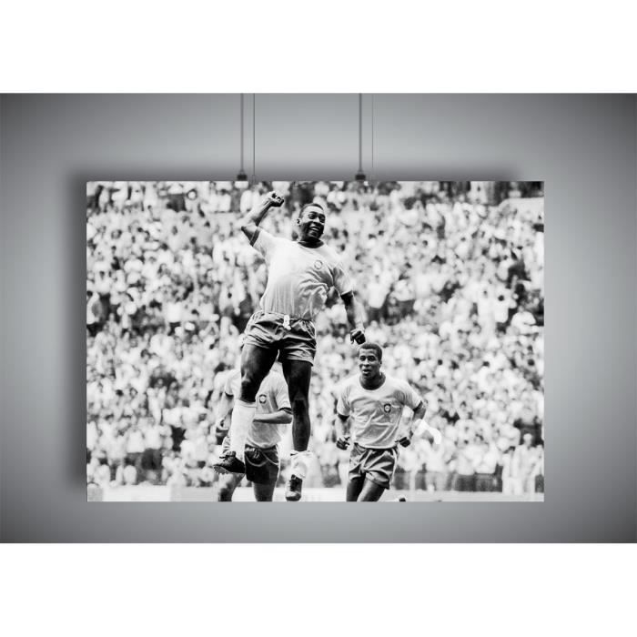 Poster Pele Bresil Legende Football Classic Sport Wall Art A4 21x29 7cm Cdiscount