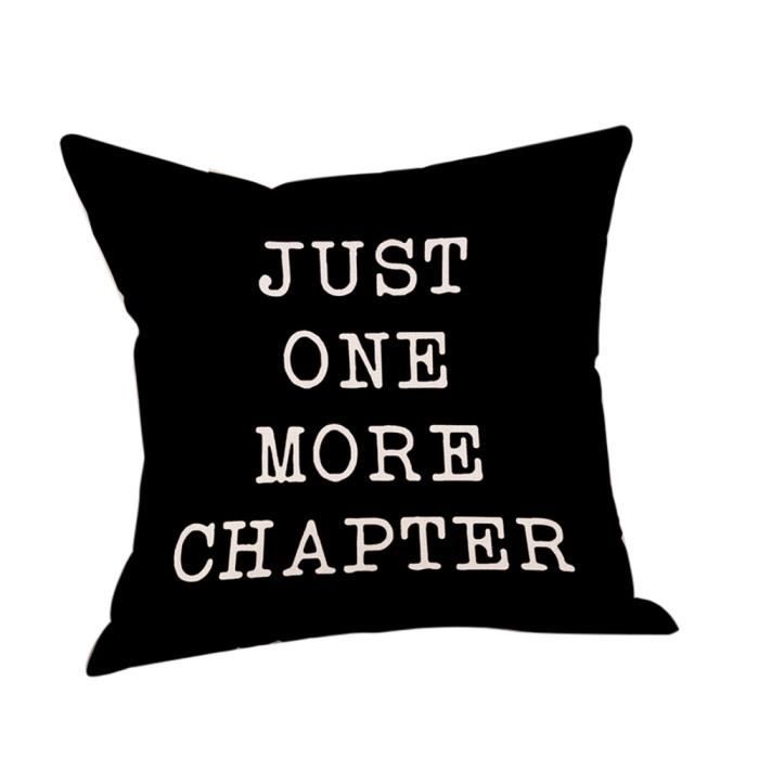 Lettres Citation Mots Taie D Oreiller De Coton Linge De Lit De La Taille Housse De Coussin Decoration Zzpf 1234 Achat Vente Oreiller Cdiscount