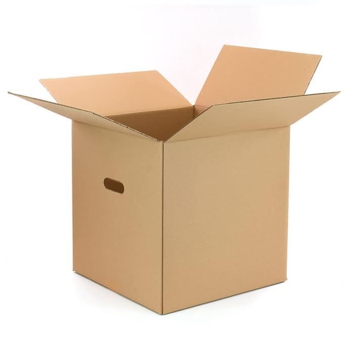 Lot de 10 boîtes en carton pour déménagement et transport Boîte avec ...