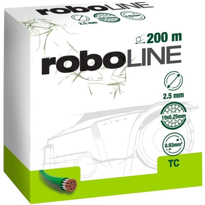 Câble dinstallation pour robots - Composé de 19 fils conducteurs en cuivre étamé de section 093 mm²- Ø ext. 25 mm L 200 m