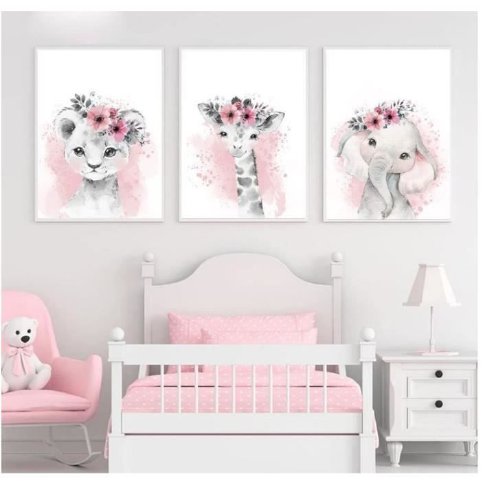 Tableau Personnalisé Couple Prénom - 3 Affiches Noir Et Blanc Sur Toile 30x40 Cm, Déco Murale Scandinave