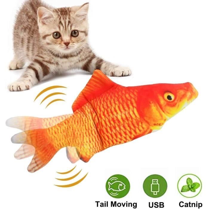 Jouets Poisson Electronique Simulation Realiste Jouet Pour Chat Poisson Qui Bouge Jouet Chaton Rechargeable Usb Avec 2 Cataire Jo Achat Vente Jouet Jouets Poisson Electroniqu Cdiscount