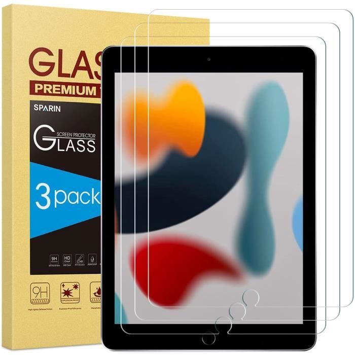 Protection écran Verre Trempé 9H Pour IPad 10.2 (9e/8e/7e Génération, 2021/2020)