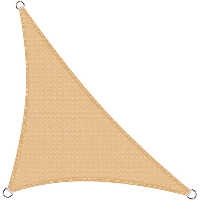 Couleur Graphite Cool Area Voile dombrage Triangulaire 3 x 3 x 3 m/ètres Une Protection des Rayons UV R/ésistant et Respirant pour Jardin /& Terrasse
