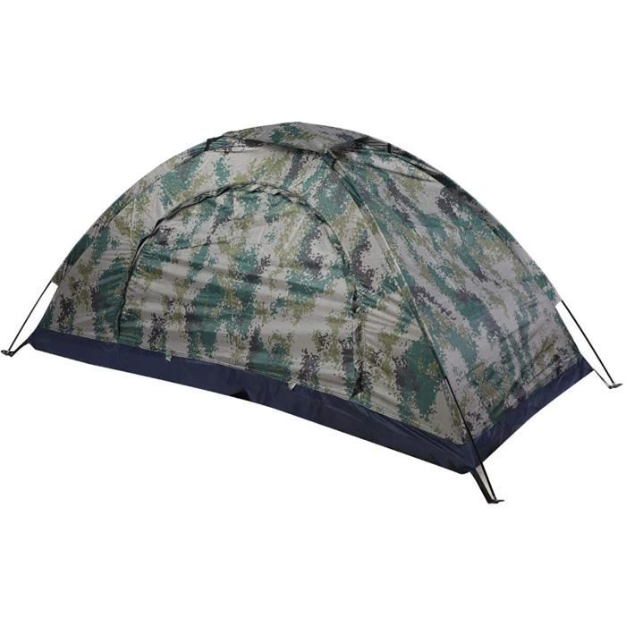 tente de camping 1-2 personnes tente de dôme ultra-légère avec sac de transport pour outdoor, pique-nique, randonnée, camping