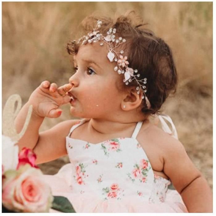 Bandeau Sweetv Bandeau Pour Fille Avec Fleur Pour Mariage Cheveux Haleine De Bebe Bandeau Dore Rose Pour 602 Cdiscount Au Quotidien
