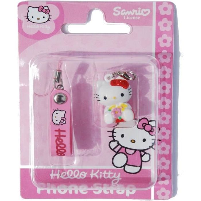 Porte-Bonheur Chat En Porcelaine - 2 Pendentifs Avec Cordon - Pour Sac à Dos, Téléphone, Porte-Clés - Cadeau Symbolique