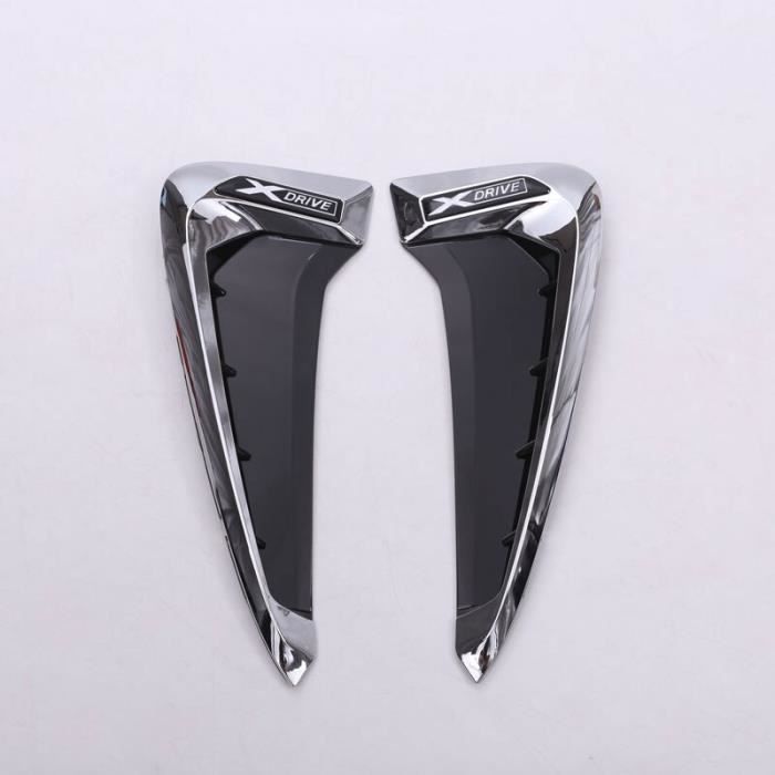 Pièces Auto,Autocollants 3D emblème pour BMW Xdrive, logo X5 F15 X5M F85 14-17 branchies de requin, décoration d'évent - Type 1