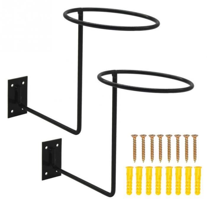Support Métal Élégant Pour Boule De Cristal – Présentoir Sphère, Terrarium Ou Vase – Noir Mat Anti-Rouille