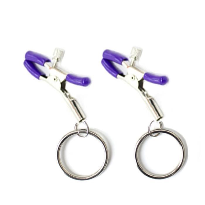 Paire De Pinces à Seins Réglables Pour Jeu BDSM - TortureT Clips De Retenue - Neuf