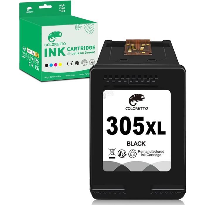 Cartouches D'encre 305 XL Couleur Et Noir Remanufacturées - Compatible HP Deskjet 2722 - Neuf