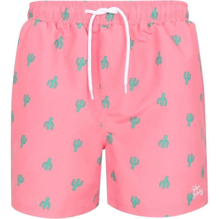 Short de sales bain rose