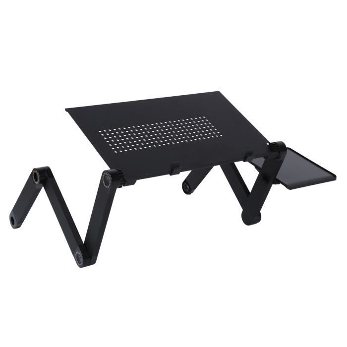 Duokon Laptop Table for Bed, Foldable Laptop Table, with Mouse Board