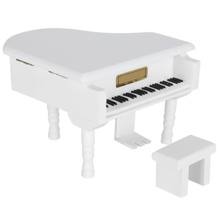KO7167 Mini piano de maison de poupée (White) Miniature Piano Maison De Poupée Petite Maison De KO7167 Mini piano de maison de poupée (White) Miniature Piano Maison De Poupée Petite Maison De