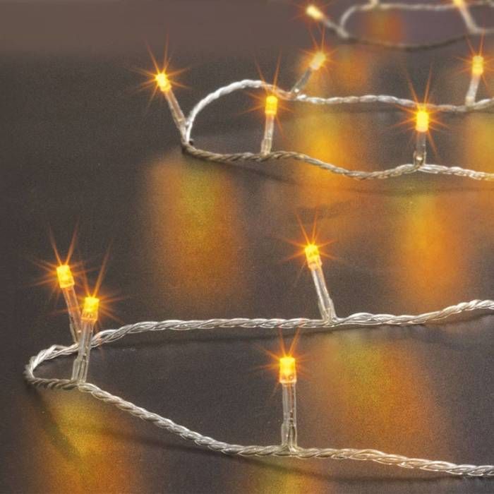 Aougo – Guirlande lumineuse d'extérieur 100 LED – Blanc chaud – 8 modes avec télécommande – Longueur 10m pour Noël et mariages