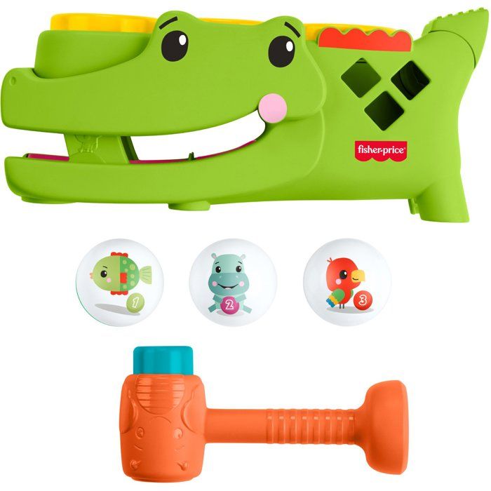 Fisher Price Fisher Price Rouligator Jeu Assis jouet d'éveil à marteler pour bébé - vue 2