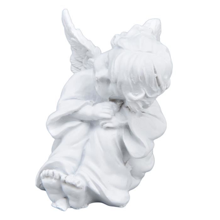 Lot de 2 marque-place Chérubin Blanc - Décoration de table de fête