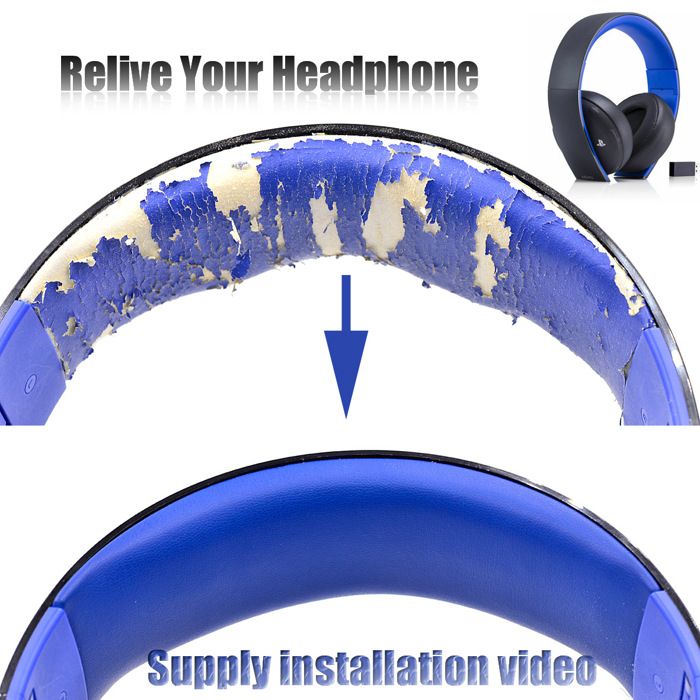 INF Bandeau de remplacement pour casque sans fil Sony PS3 PS4 7.1