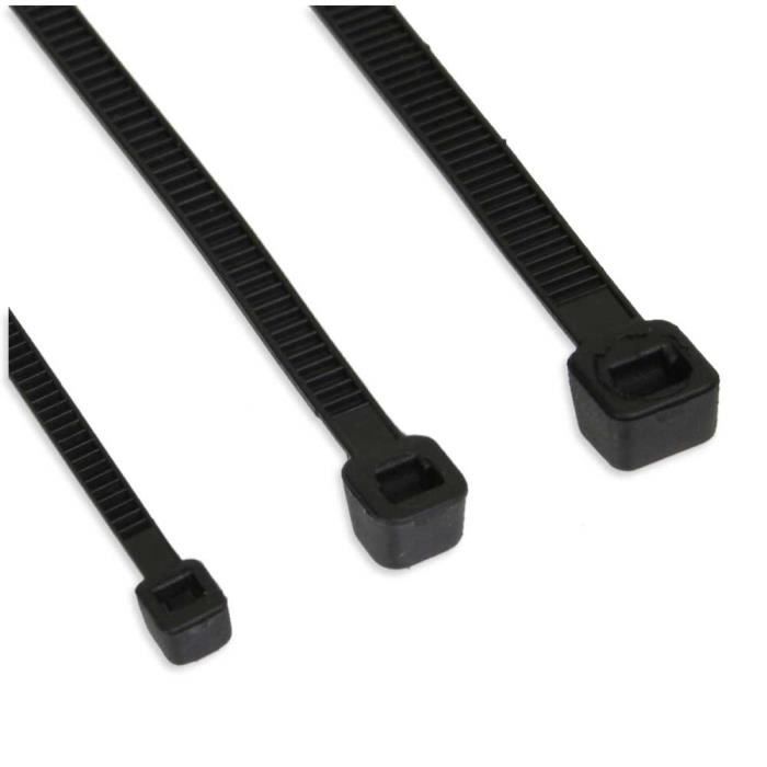 Attache-câble InLine®, Longueur 60mm, Breite 2,5mm, noir, 100 pièces