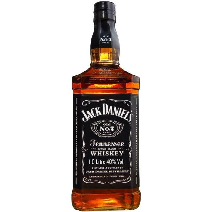 Personnalisé Bouteille 1Ltr Label Whiskey Jack Daniels Inspiré Noir & Miel