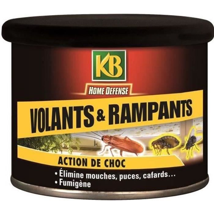 Fumigène KB - Élimine radicalement les insectes volants et rampants - 30 g
