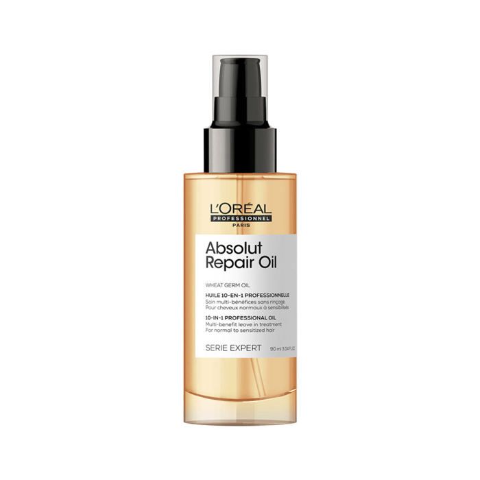 Huile 10-en-1 - LOréal Professionnel - Serie Expert - 90ml - Réparateur - Brillance