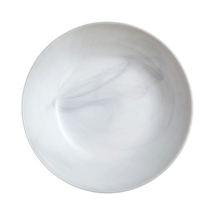 6 Assiettes creuses grises 20 cm Diwali Marble - Luminarc