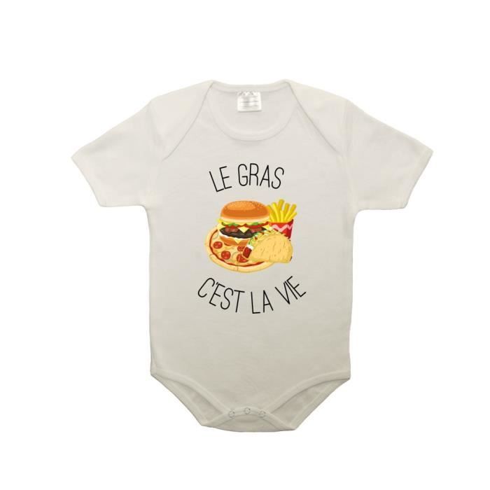 Body Bebe 100 Coton Citation Kaamelott Karadoc Le Gras C Est La Vie 3 Blanc 6 12 Mois Blanc Cdiscount Pret A Porter